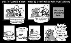 day 13 - gustavo & brick